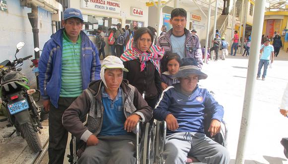 Heridos del accidente de Paras viven terrible drama y en la miseria