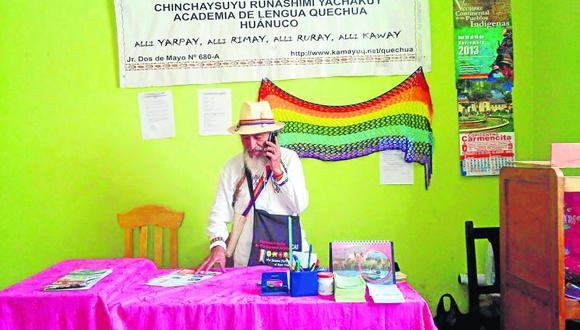 Santiago Agui: "El quechua será el idioma del futuro"
