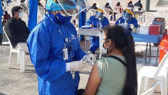 Con jornada de vacunación se acabó el stock de 11,700 dosis de Pfizer en Tacna