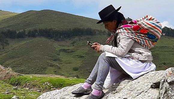 Huancavelica, Ayacucho y Apurímac son las regiones donde registró un mayor crecimiento en el uso de internet móvil durante la cuarentena. (Foto MTC)
