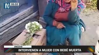 Intervienen a mujer cuando trasladaba un bebé muerto en una caja en Ayacucho