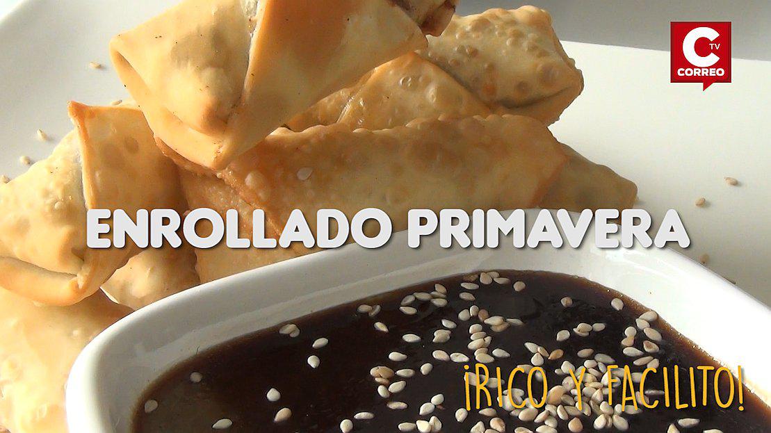​Rico y facilito: aprende la receta de estos Enrollados primavera