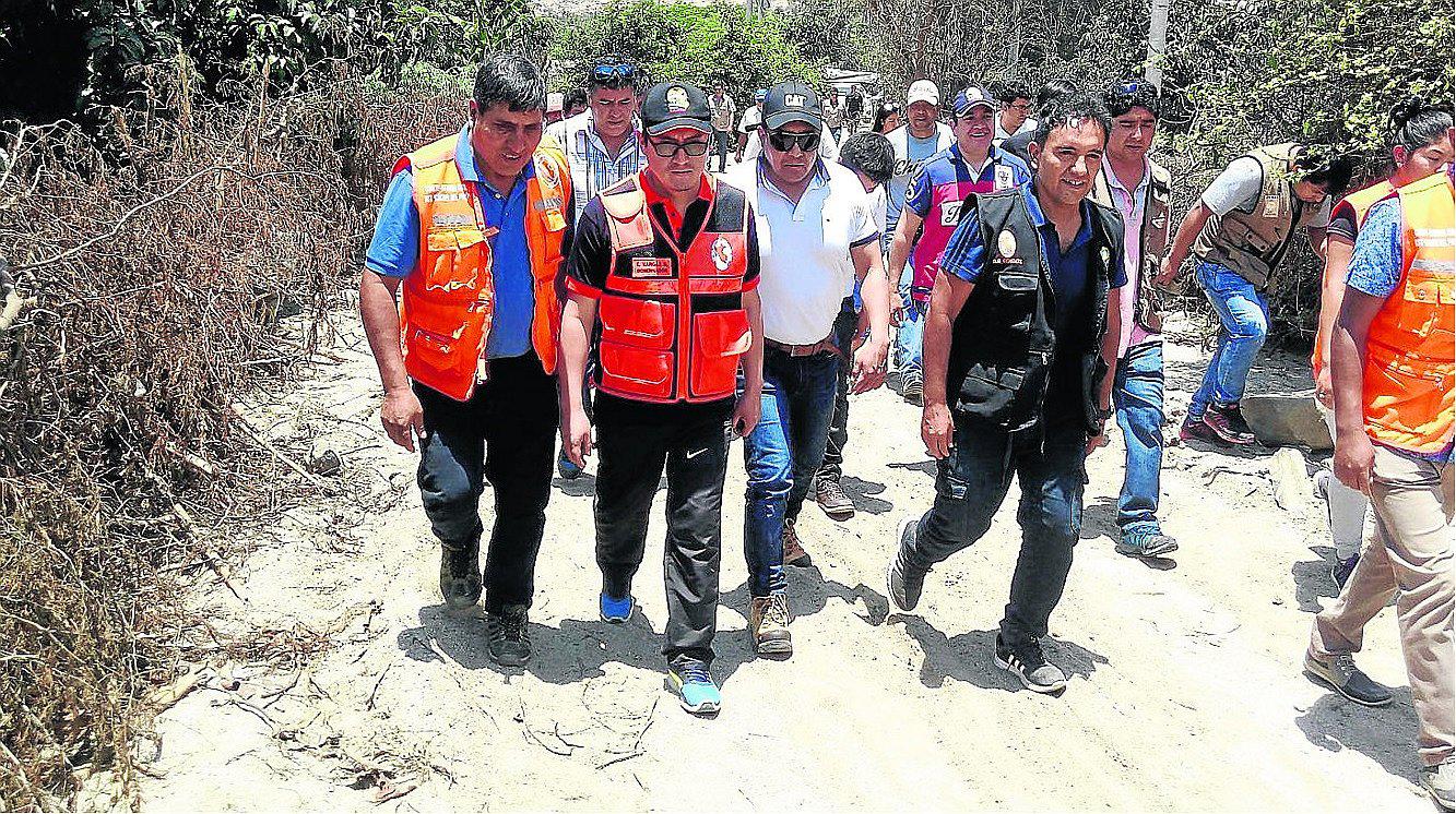 Áncash: Cortez denunciará a gobernador si no atiende la emergencia por lluvias
