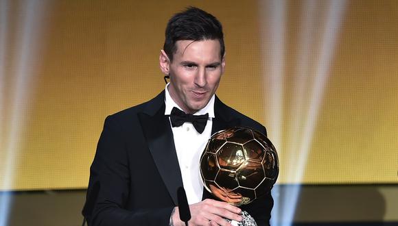 Balón de Oro es otorgado a Lionel Messi por quinta vez