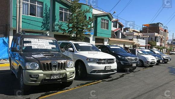 Arequipa: Estos son los lujosos vehículos que usaron para transportar droga