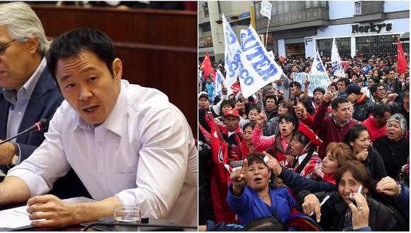 Kenji Fujimori pide dar al gobierno facultades legislativas por solucionar huelga de maestros