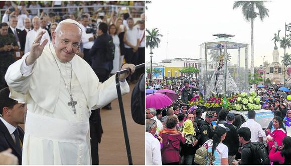 Imágenes santas y fieles esperan al papa Francisco en Trujillo (INFOGRAFÍA)