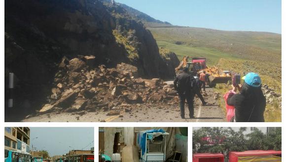 Ayacucho: Alertan deslizamiento de piedras en vía Los Libertadores