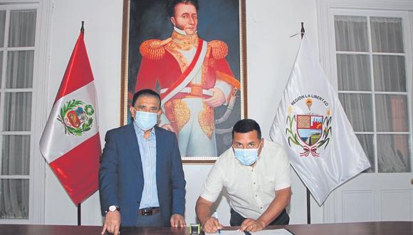Alcalde de Trujillo, José Ruiz, y gobernador de La Libertad, Manuel Llempén, anuncian que si el presidente Pedro Castillo no atiende estos pedidos convocarán a movilizaciones.