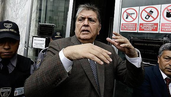 Alan García presenta recurso por supuesta afectación de su defensa en caso Odebrecht 