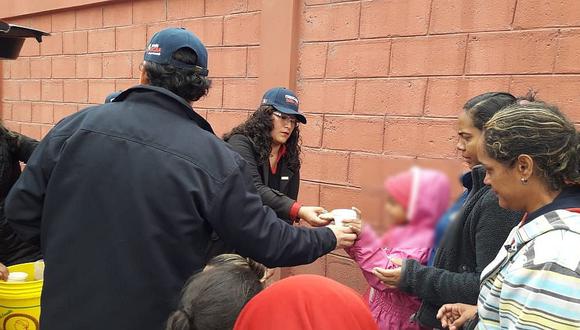 Trabajadores del GRT donan 250 desayunos a venezolanos