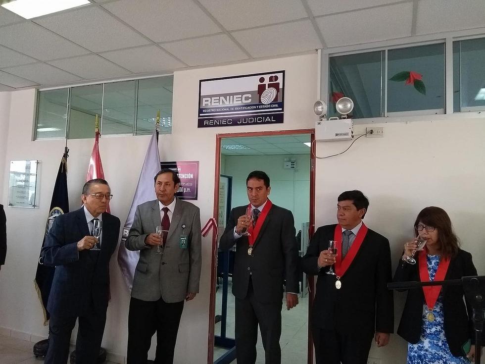 Inauguran módulo de atención de Reniec en Corte Superior de Justicia (VIDEO)
