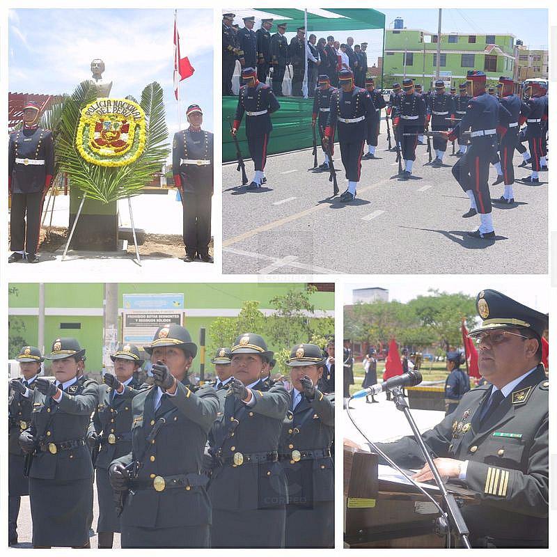 Policía en Tacna recuerda heroísmo de Mateo Santos 