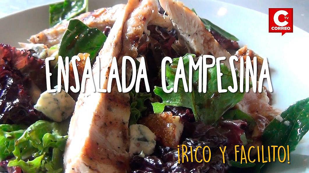 ​Rico y facilito: inicia la semana con esta Ensalada campesina