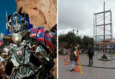 “Transformers 7″: Plaza Mayor de Cusco es remodelada para grabación de persecuciones (FOTOS)