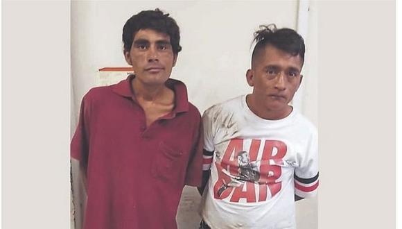 Detienen a alias "El Pollo" y "El Chato" por robarle vehículo a un mototaxista en Tumbes 