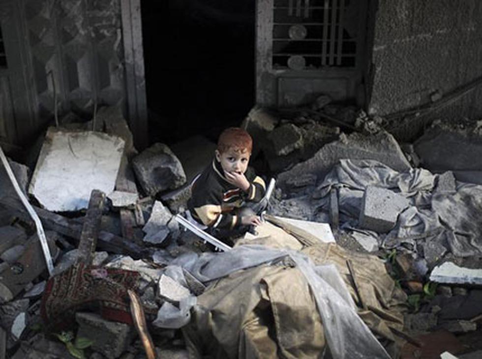 Más 80% de niños palestinos en Gaza viven con angustia y miedo