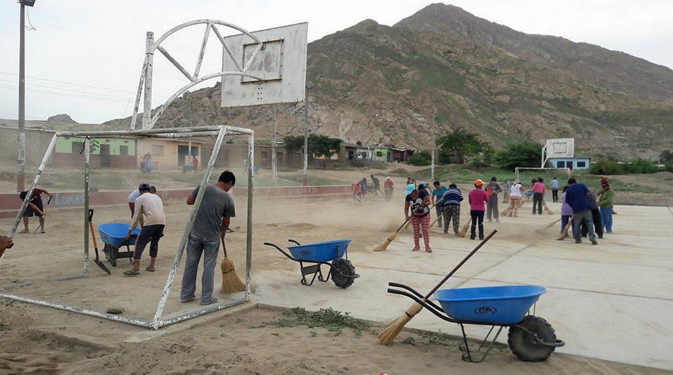 Ascope: Pobladores de Alto Perú participan de campaña de limpieza en Sausal 