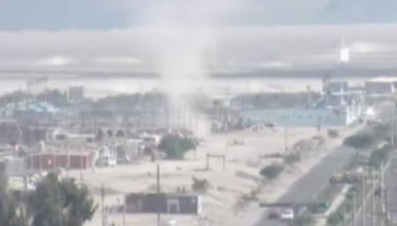 Vientos huracanados causaron temor en Nuevo Chimbote (VIDEO)