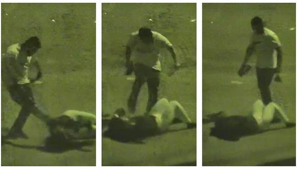 Ate: ​Captan a sujeto agrediendo a mujer en plena vía pública (VIDEO)