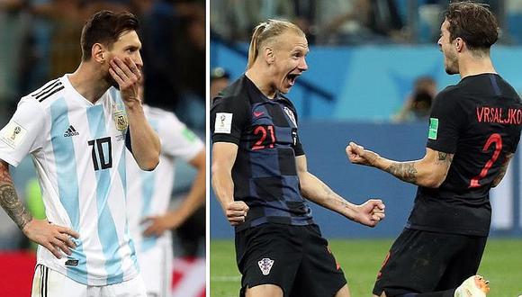 Argentina pierde 3-0 con Croacia y complica su permanencia en el Mundial 
