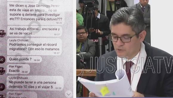 Fiscal Domingo Pérez habla sobre chat 'La Botica' en audiencia contra Keiko Fujimori (VIDEO)