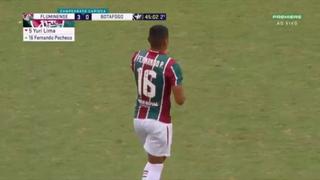 Fernando Pacheco debutó oficialmente con Fluminense en duelo ante Botafogo 