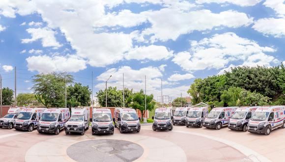 GORE Ica entrega 13 ambulancias del SAMU a los distritos