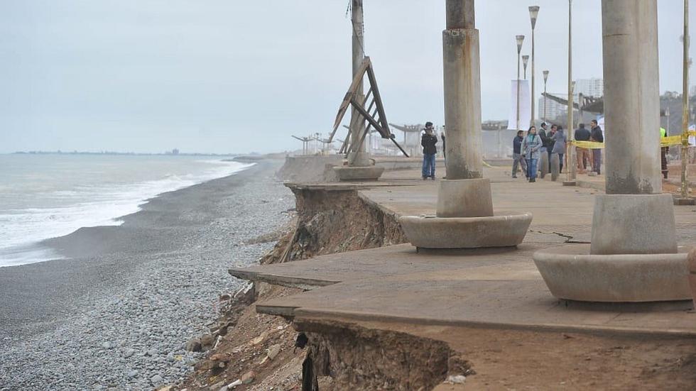 Costa Verde: Malecón se cae a pedazos a 44 días de los Juegos Panamericanos Lima 2019 