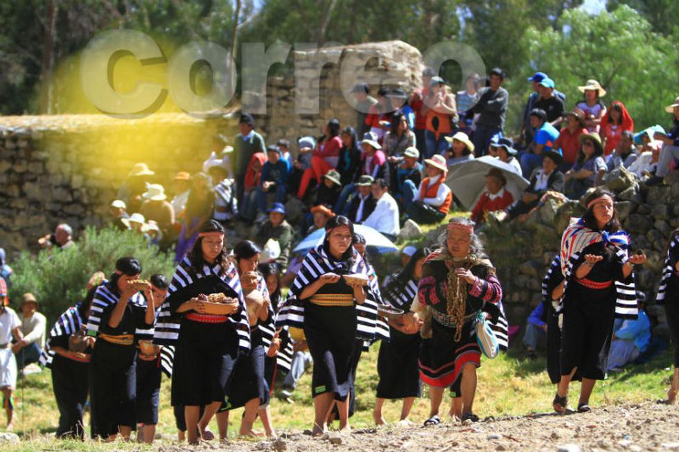 Escenifican pagapu en manantial de Wariwillka (VIDEO)