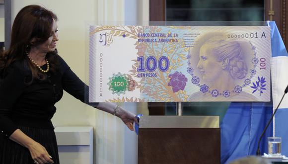 Argentina: Desmienten problemas con billetes de 100 pesos