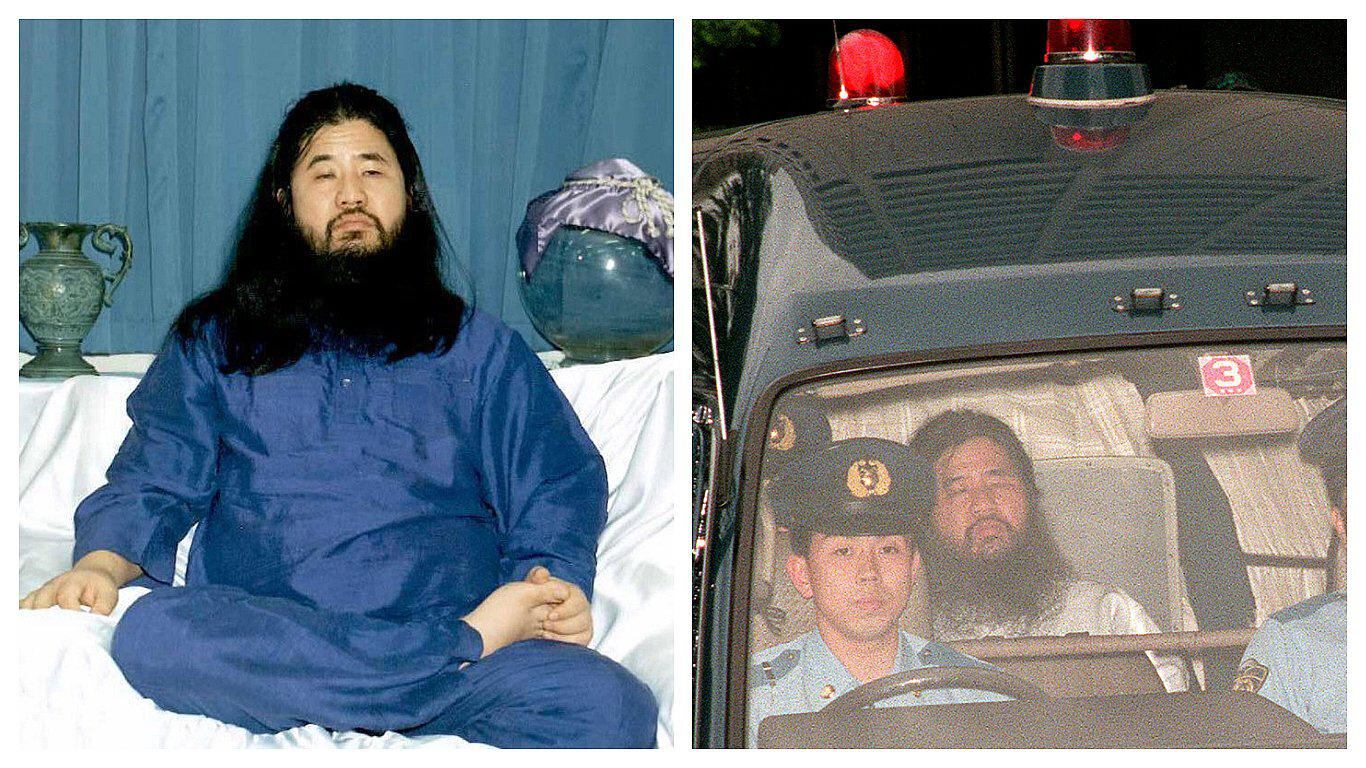 Ejecutaron al líder de la secta más nociva de Japón y autor de varios ataques terroristas 
