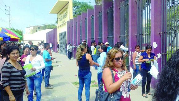 Lambayeque: Más de 7 mil docentes participan en examen para nombramiento