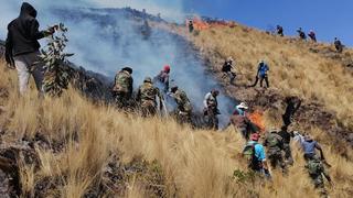 Reportaron nuevo incendio forestal en provincia de Ayabaca en Piura