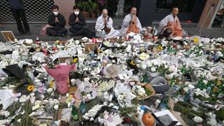 Corea del Sur recordó con vigilias las 156 víctimas mortales de la tragedia de Halloween