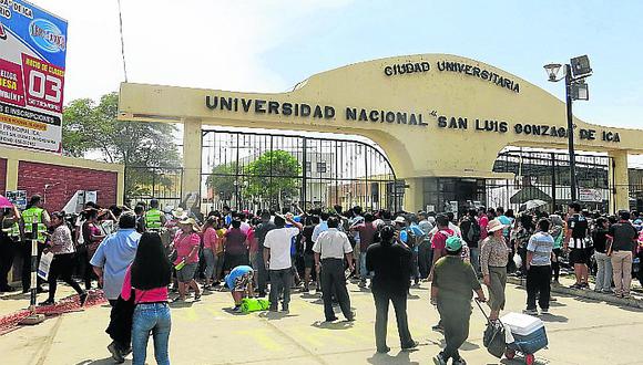 Sunedu denuncia a autoridades de la Universidad Nacional San Luis Gonzaga de Ica por títulos fraudulentos