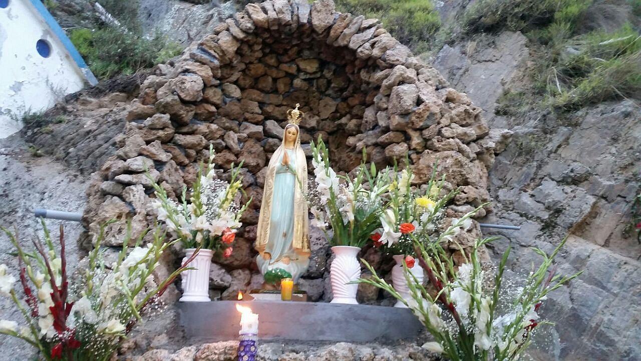 Entregan y bendicen gruta detrás del Santuario del Señor de Muruhuay (FOTOS)