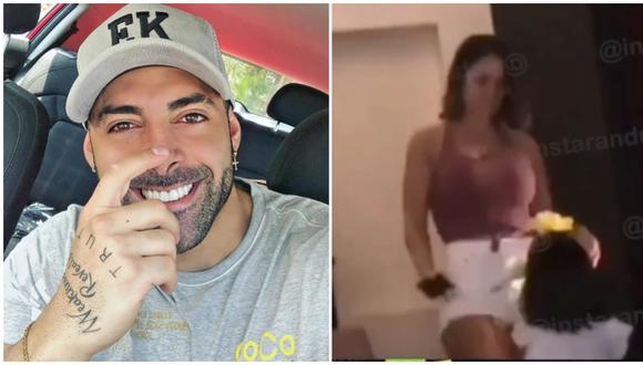 Sebastián Lizarzaburu publicó un video en el que se puede ver a Andrea San Martín en su casa. (Fotos: Instagram)