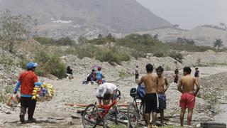 Familias pasan el día en el río Lurín pese a restricciones en uso de playas (FOTOS)