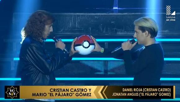 ​Pokémon GO en 'Yo Soy': ‘Cristian Castro’ y ‘Pájaron Gómez’ se lucieron con este tema