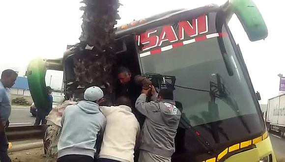 ​Lurín: Al menos 29 heridos deja despiste de bus interprovincial (VÍDEO)