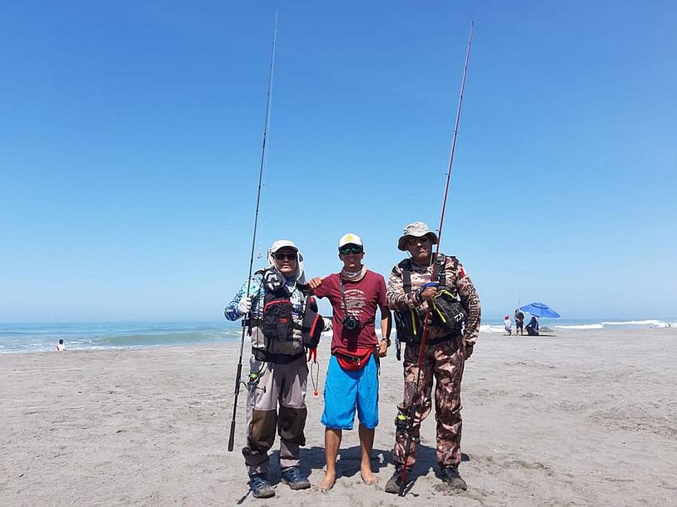 Concurso de pesca en playa de Mejía(FOTOS)