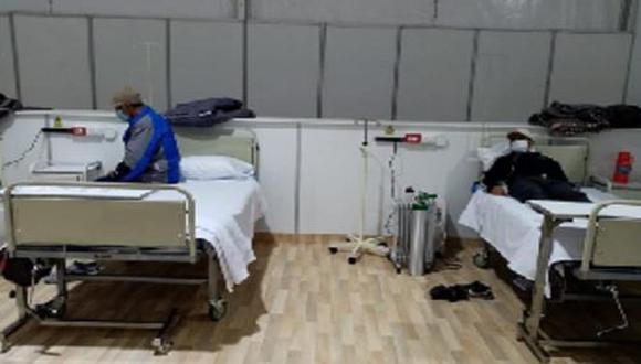 Áncash: primeros pacientes con coronavirus son atendidos en hospital temporal de Huaraz.