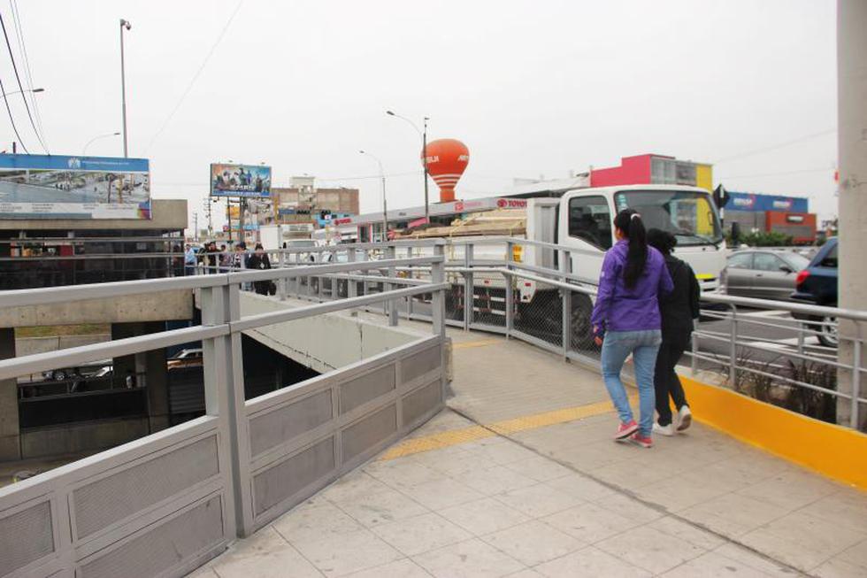MML mejoró accesos en estación Canadá del Metropolitano