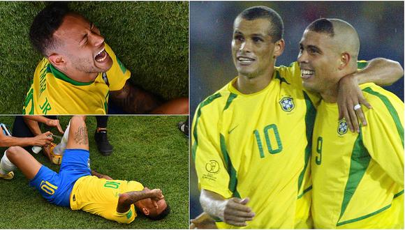 Ronaldo y Rivaldo defienden a Neymar ante ola de críticas por exagerar faltas en el Mundial
