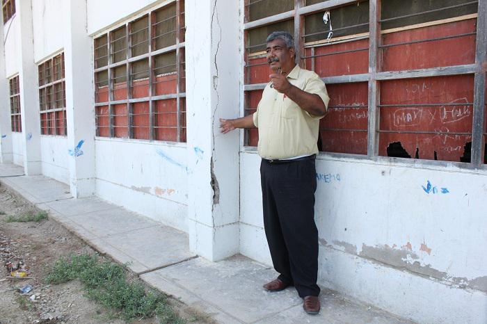 Hallan deficiencias en obra del colegio Miguel Grau 