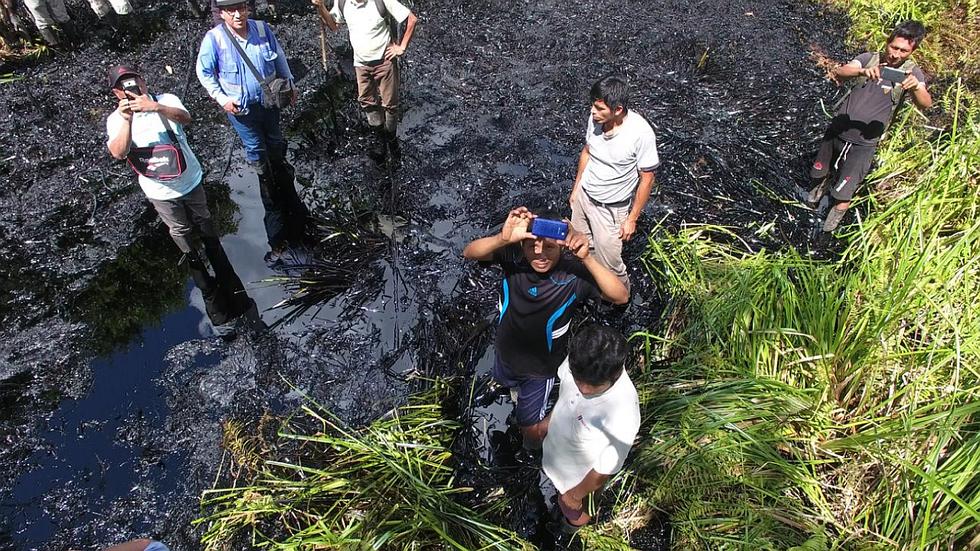 Loreto: las impactantes imágenes que dejó el derrame de petróleo en el Oleoducto Norperuano  