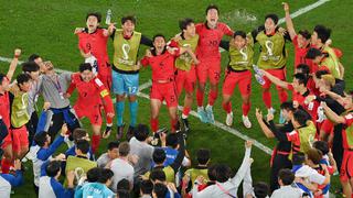 Corea del Sur y su efusiva celebración tras conseguir su pase a octavos de final (VIDEO)