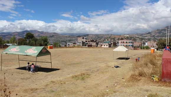 Campos de fútbol de Ayacucho no cuentan con mantenimiento