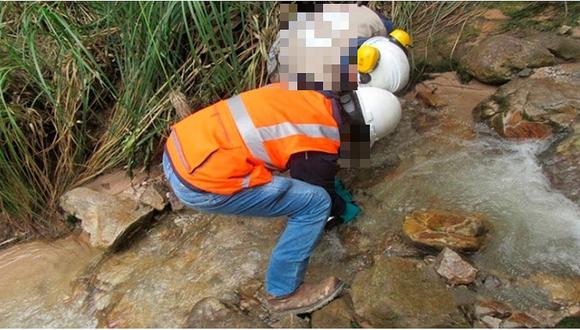 OEFA supervisa derrame de solución cianurada en Huamachuco 